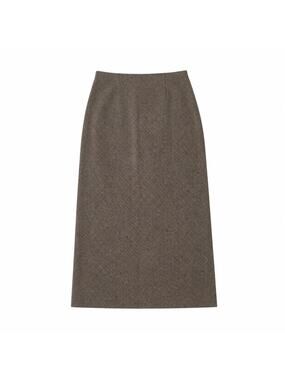 Hill House Brown Tweed Mini Skirt